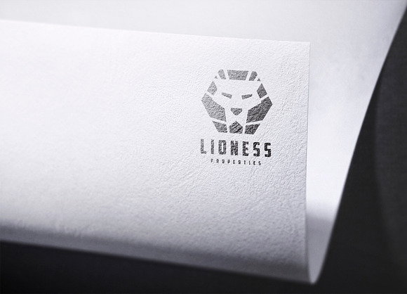 Logo Mockup Curved Paper - PSD in Branding Mockups - product preview 1