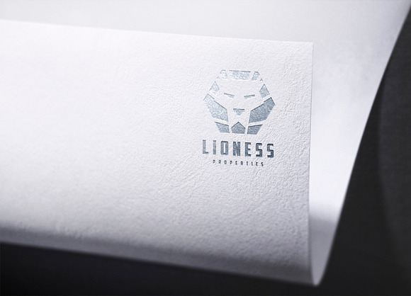 Logo Mockup Curved Paper - PSD in Branding Mockups - product preview 7
