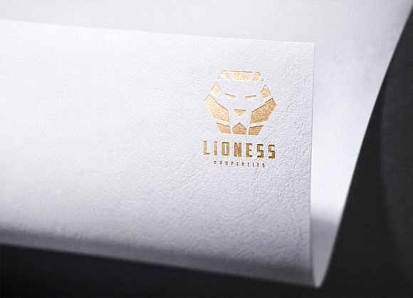 Logo Mockup Curved Paper - PSD in Branding Mockups - product preview 9