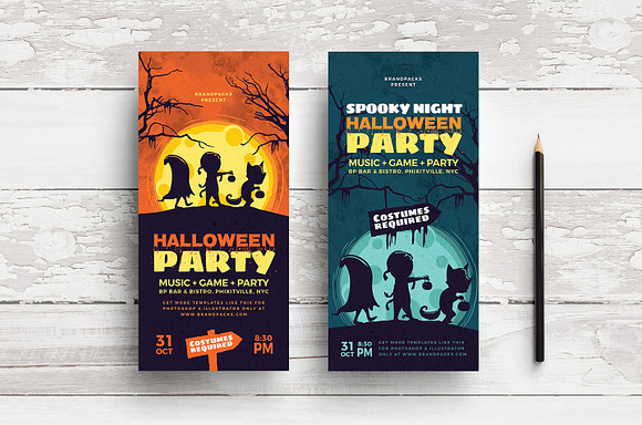 Halloween Flyer / Poster Templates in Flyer Templates - product preview 6