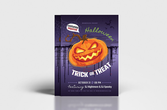 Halloween Flyer / Poster Templates 3 in Flyer Templates - product preview 2