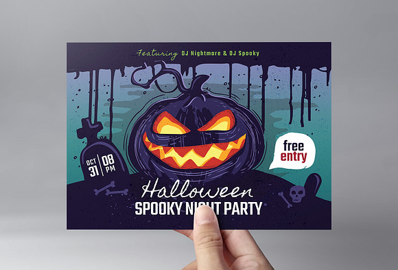 Halloween Flyer / Poster Templates 3 in Flyer Templates - product preview 4