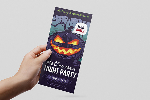 Halloween Flyer / Poster Templates 3 in Flyer Templates - product preview 7