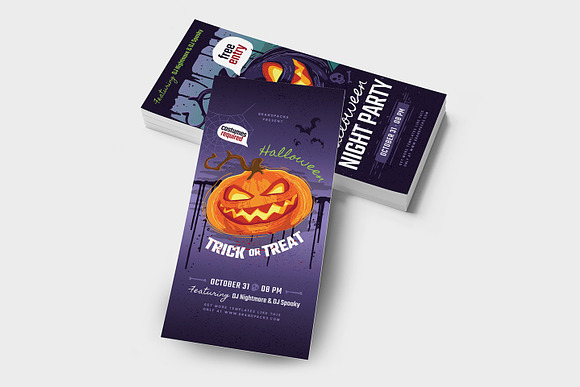 Halloween Flyer / Poster Templates 3 in Flyer Templates - product preview 8