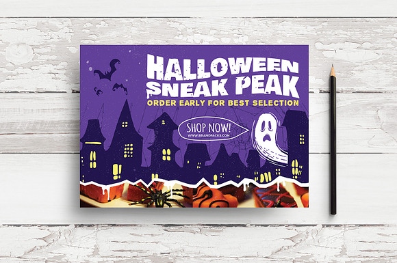 Halloween Flyer / Poster Templates 4 in Flyer Templates - product preview 3
