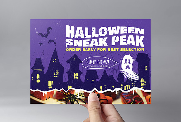 Halloween Flyer / Poster Templates 4 in Flyer Templates - product preview 5