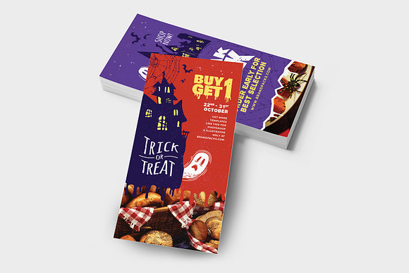 Halloween Flyer / Poster Templates 4 in Flyer Templates - product preview 8