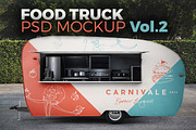 Food Truck Vol.2. PSD Mockup 
