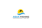  Aqua Fishing Logo