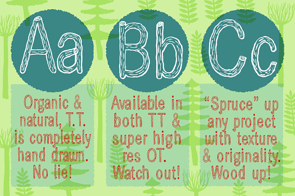 Talking Trees (2.0) in Display Fonts - product preview 2