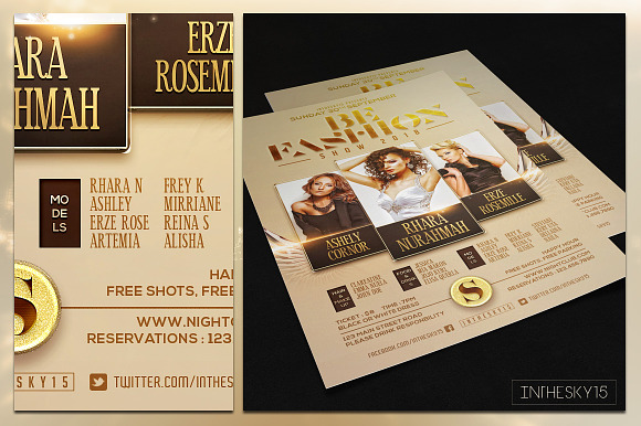 Be Fashion Flyer Template in Flyer Templates - product preview 2