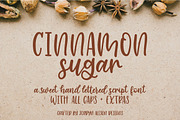 Cinnamon Sugar Script Font