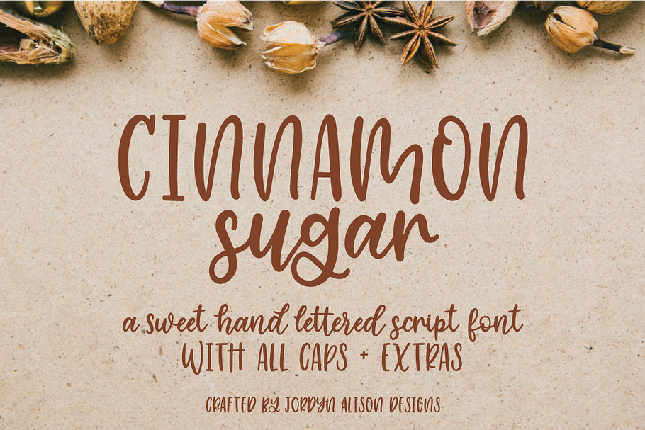 Cinnamon Sugar Script Font in Script Fonts - product preview 8