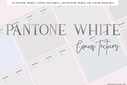 Pantone White Canvas Textures