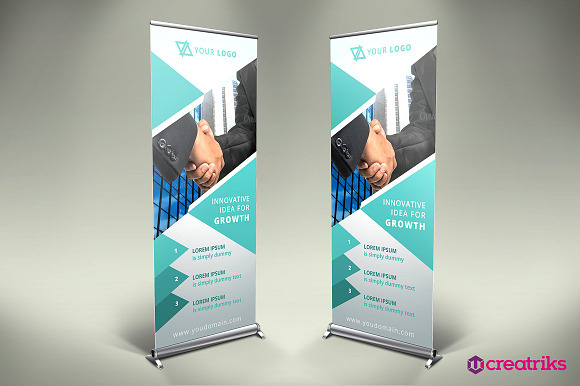 6 Roll Up Banners in Templates - product preview 1