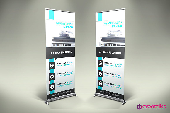 6 Roll Up Banners in Templates - product preview 5