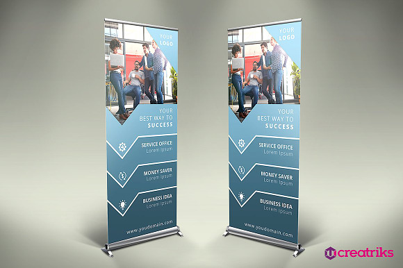 6 Roll Up Banners in Templates - product preview 1