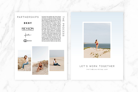 7 Page Media Kit in Stationery Templates - product preview 2