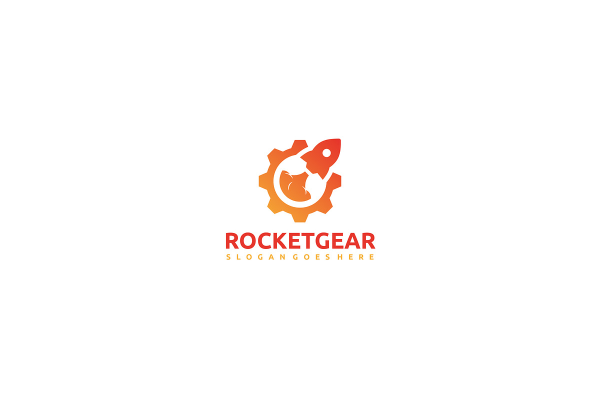 Rocket Gear Logo in Logo Templates - product preview 8