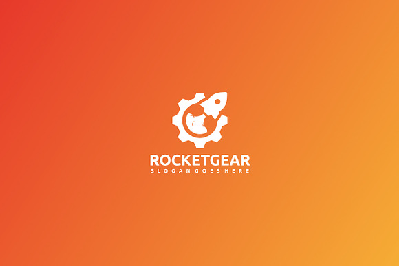 Rocket Gear Logo in Logo Templates - product preview 1