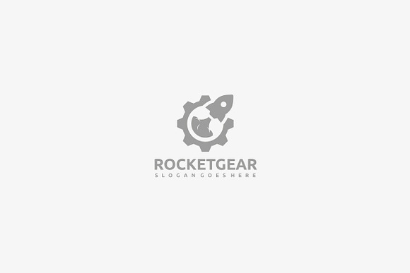 Rocket Gear Logo in Logo Templates - product preview 2