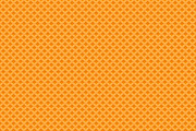 Yellow Waffle Texture Pattern