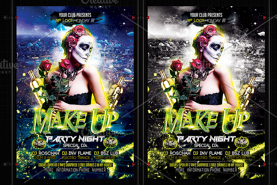 Halloween Party in Flyer Templates - product preview 8