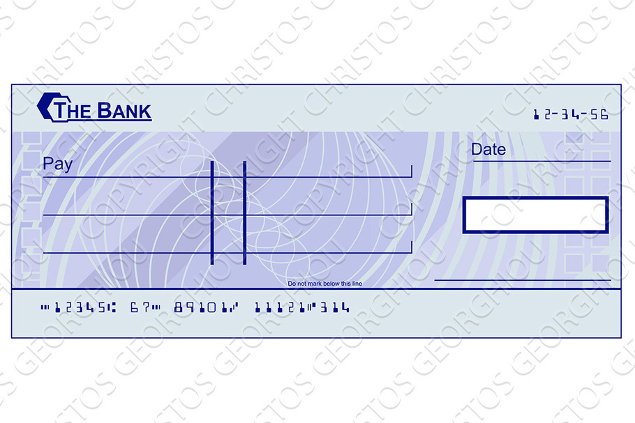Blank Cheque Template