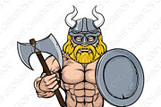 Viking Warrior Mascot