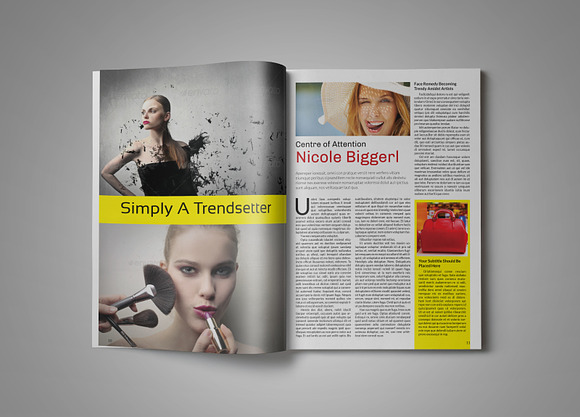 Clean & Modern Magazine Template in Magazine Templates - product preview 1