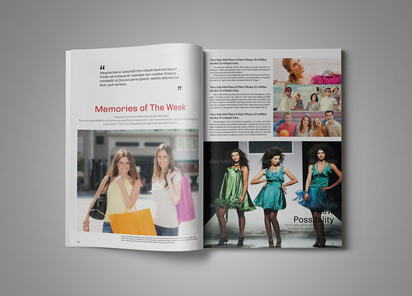 Clean & Modern Magazine Template in Magazine Templates - product preview 2