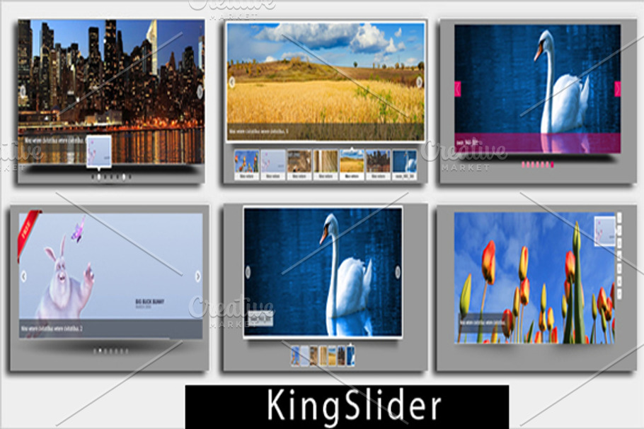 KingSlider- 23 Slider jQuery in Photoshop Plugins - product preview 8