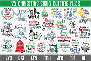 Christmas SVG Bundle - 25 Cut Files
