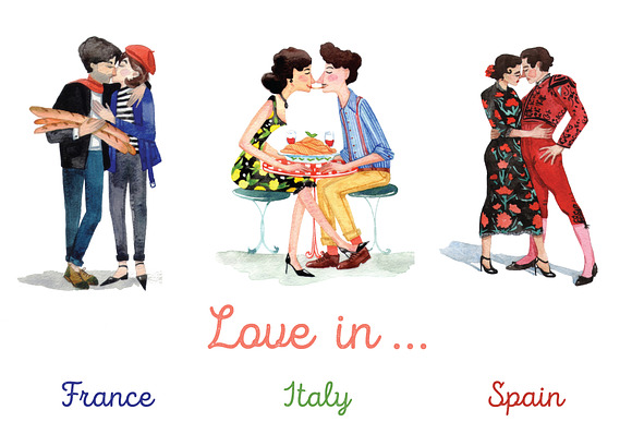 Love around the world in Illustrations - product preview 1