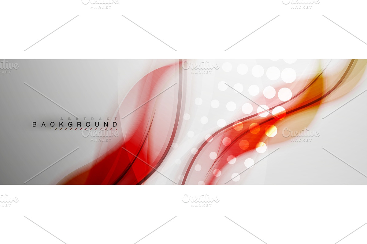 Smooth blur wave background in Illustrations - product preview 8