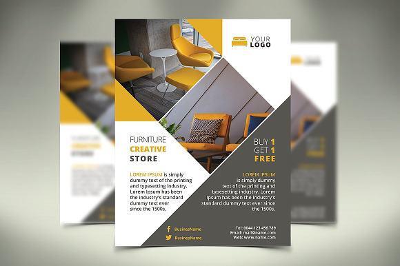 6 Business Flyers in Flyer Templates - product preview 4