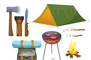 Summer vacation camping accessories