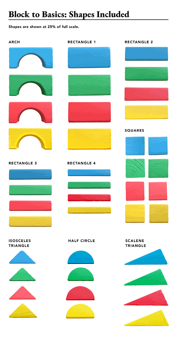 Block to Basics Graphic Kit in Objects - product preview 2