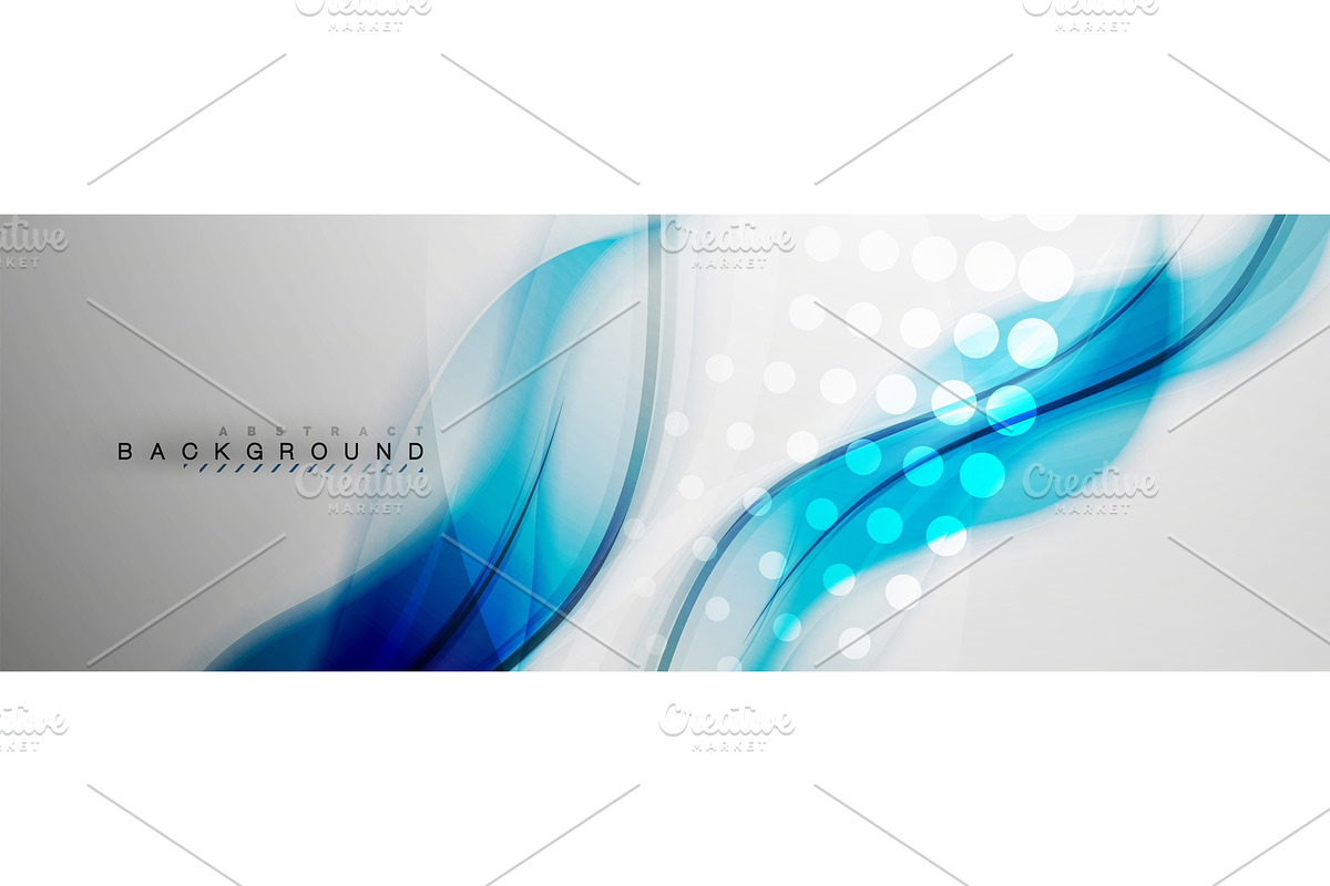 Smooth blur wave background in Illustrations - product preview 8