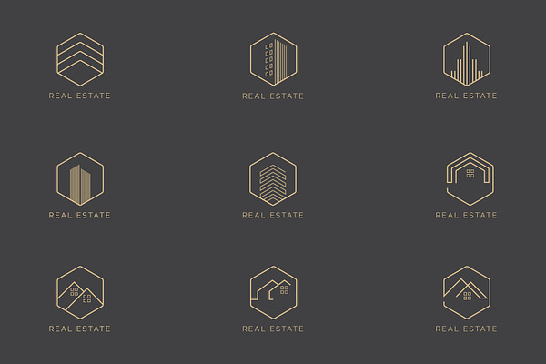 Elegant Real Estate Logo Pack Vol. 1