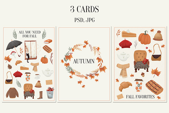 Fall clipart in Illustrations - product preview 2