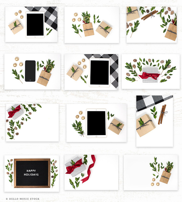 Christmas Styled Stock Photography in Mobile & Web Mockups - product preview 2