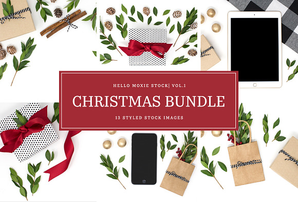 Christmas Styled Stock Photography in Mobile & Web Mockups - product preview 3