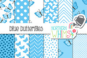 Blue Butterfly Patterns