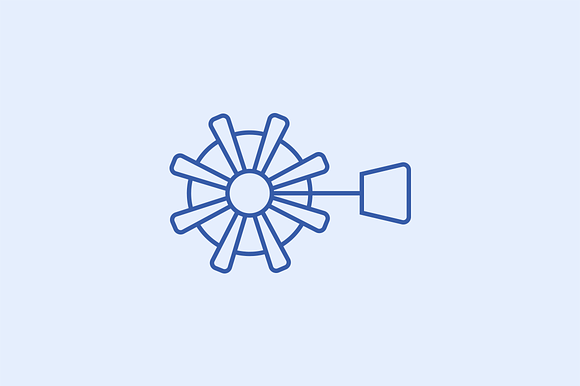 12 Windmill Icons in Icons - product preview 2