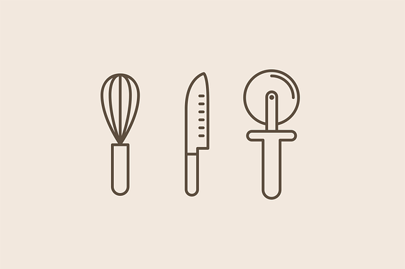 15 Kitchen Utensil Icons in Icons - product preview 1