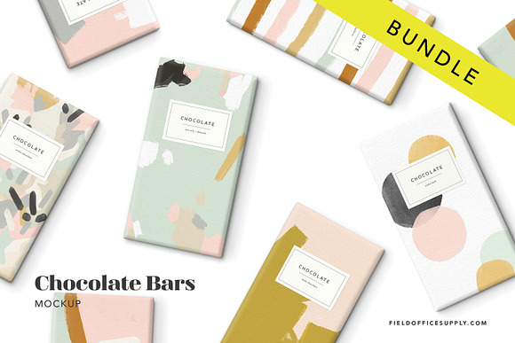 Chocolate Bar Mockup Bundle in Product Mockups - product preview 6