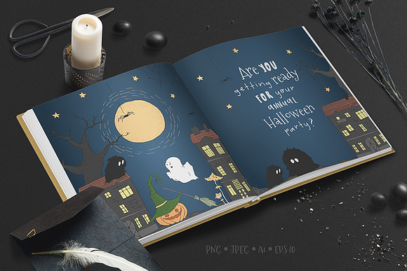 Cute Halloween Collection in Illustrations - product preview 5