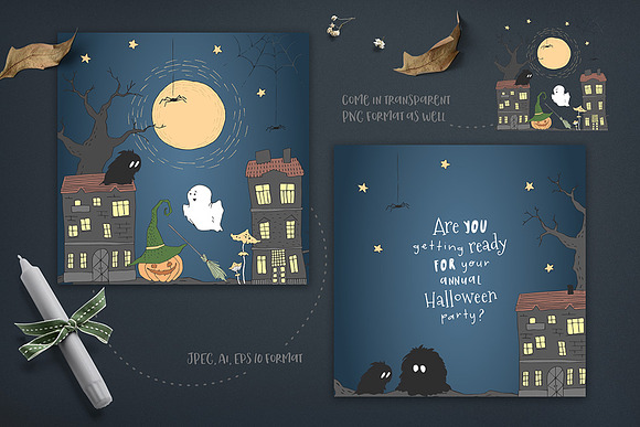Cute Halloween Collection in Illustrations - product preview 9