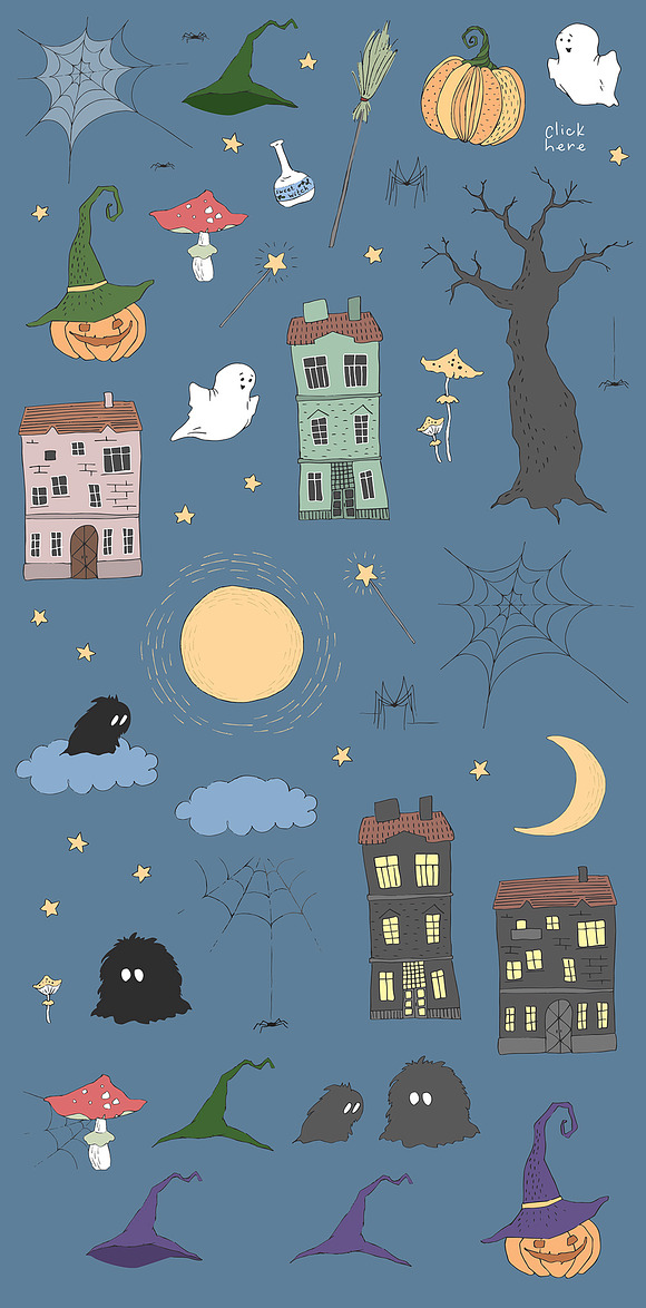 Cute Halloween Collection in Illustrations - product preview 12